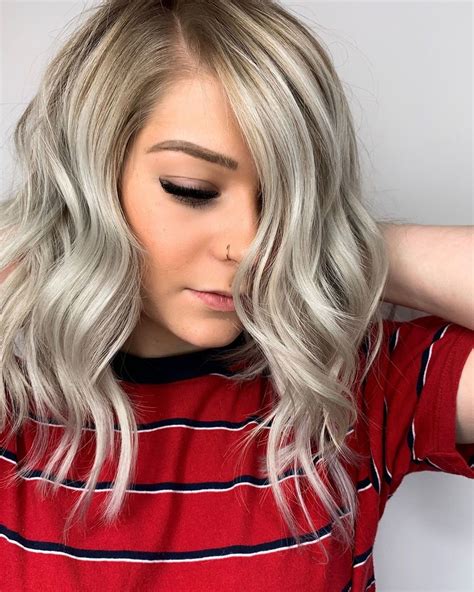 hair color ideas for platinum blonde|More.